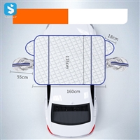 Automobile snow shield, winter front windshield, snow shield, magnetic light absorbing curtain fabric, sun shield, sun protection and heat insulation for car